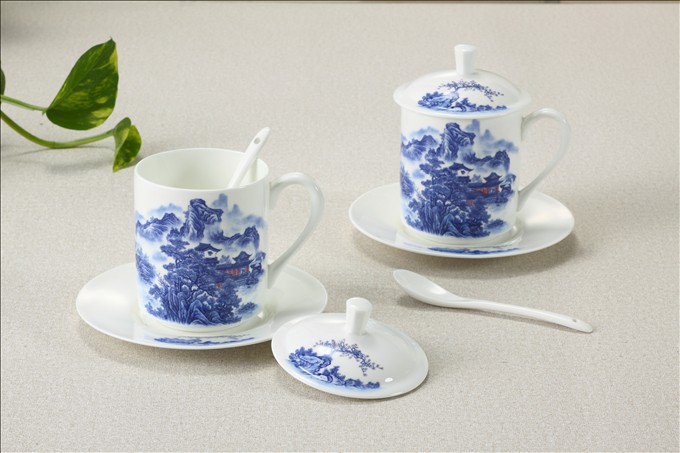 Prémium Csont Porcelán Kupa Szett KSA012