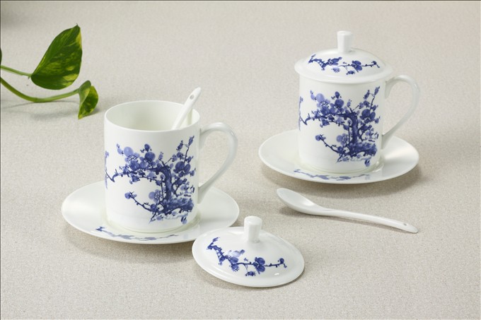 Prémium Csont Porcelán Kupa Szett KSA013