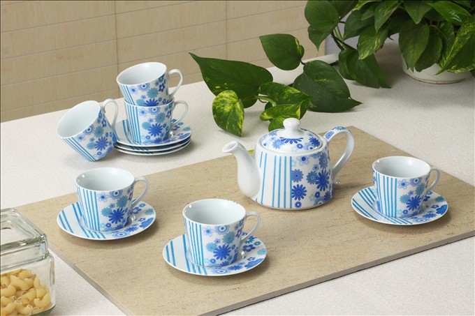 Premium bone china tea set PX002